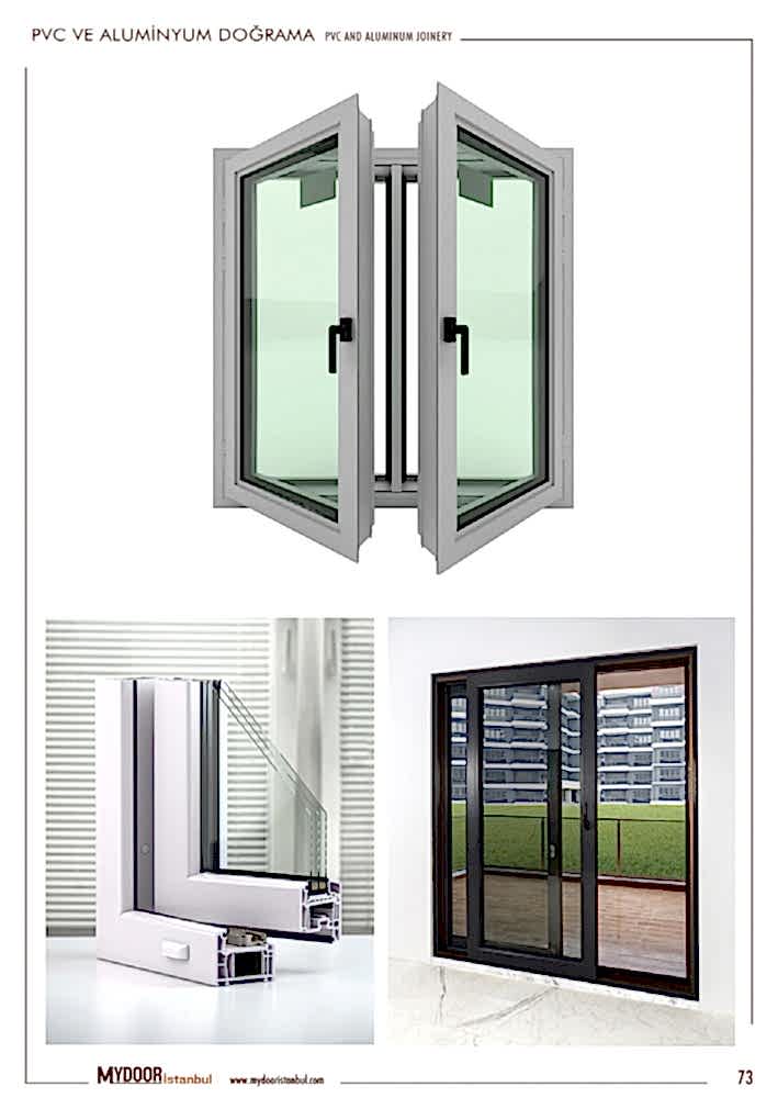 pvc alüminyum doğrama